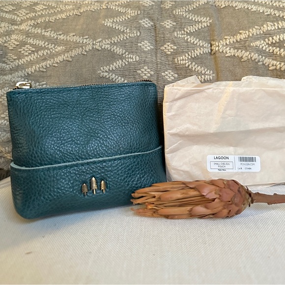 **BNNU *Premium* Small Chelsea Pouch in Lagoon from Portland Leather Goods. - Picture 7 of 7